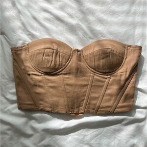 Tan Corset Top